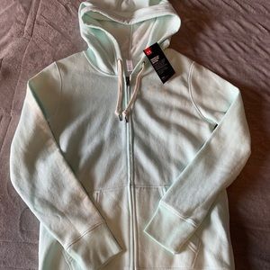 mint green UNDER ARMOUR jacket!!